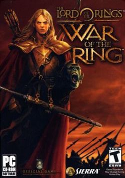 Box artwork for The Lord of the Rings: War of the Ring.