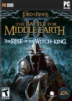 Box artwork for The Lord of the Rings: The Battle for Middle-earth II - The Rise of the Witch-king.