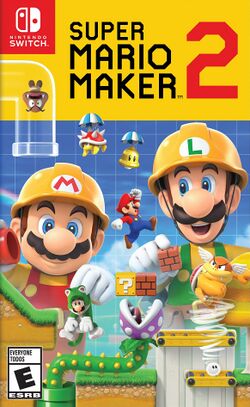 Box artwork for Super Mario Maker 2.