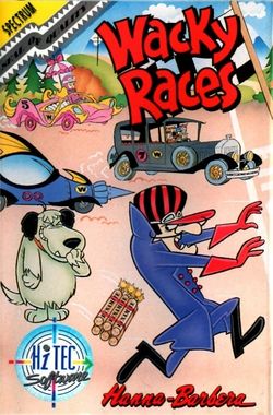 The logo for Wacky Races.