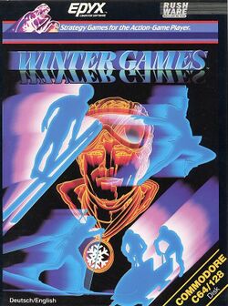 Box artwork for Winter Games.