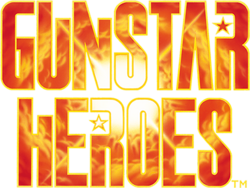 The logo for Gunstar Heroes.
