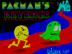 Box artwork for Pac-Man's Revenge.