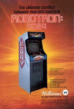 Box artwork for Robotron: 2084.