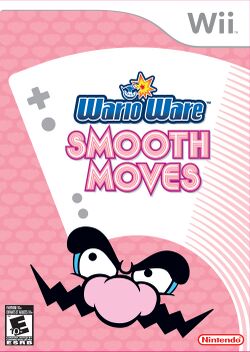 Box artwork for WarioWare: Smooth Moves.