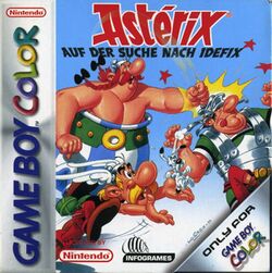 Box artwork for Asterix: Search for Dogmatix.