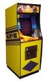 The upright arcade cabinet.