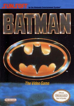 Box artwork for Batman: The Video Game.