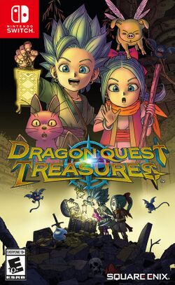 Box artwork for Dragon Quest Treasures.