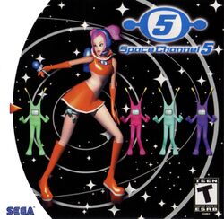 Box artwork for Space Channel 5.