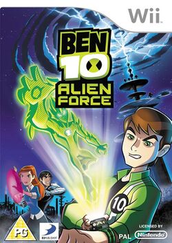 Box artwork for Ben 10: Alien Force.