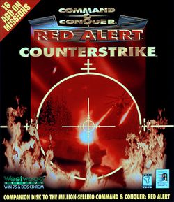 Box artwork for Command & Conquer: Red Alert: Counterstrike.