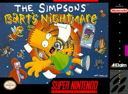 Box artwork for The Simpsons: Bart's Nightmare.