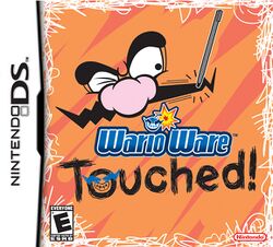 Box artwork for WarioWare: Touched!.