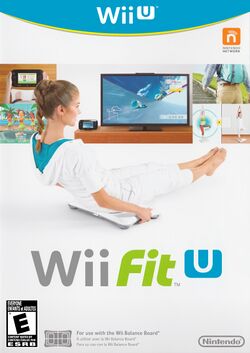 Box artwork for Wii Fit U.