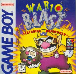 Box artwork for Wario Blast: Featuring Bomberman!.