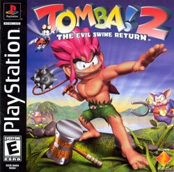 Box artwork for Tomba! 2: The Evil Swine Return.