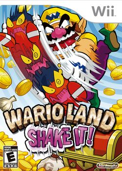 Box artwork for Wario Land: Shake It!.