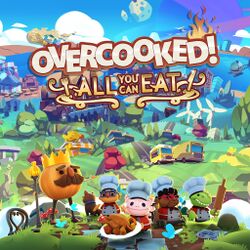 Box artwork for Overcooked! All You Can Eat.