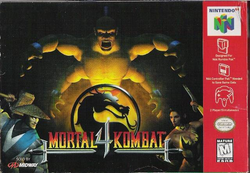 Box artwork for Mortal Kombat 4.