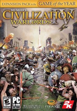 Box artwork for Civilization IV: Warlords.