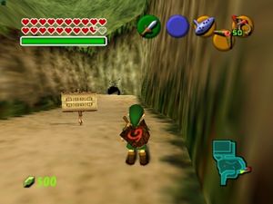 Legend of Zelda: Ocarina of Time 3DS Heart Gameplay 