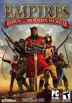 Box artwork for Empires: Dawn of the Modern World.