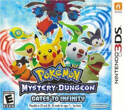 Box artwork for Pokémon Mystery Dungeon: Gates to Infinity.