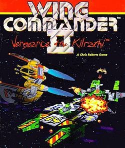 Box artwork for Wing Commander II: Vengeance of the Kilrathi.