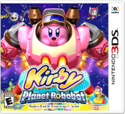 Box artwork for Kirby: Planet Robobot.
