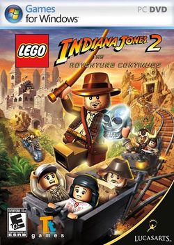 Box artwork for LEGO Indiana Jones 2: The Adventure Continues.