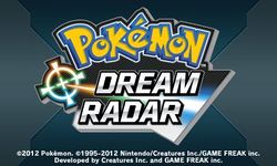 Box artwork for Pokémon Dream Radar.