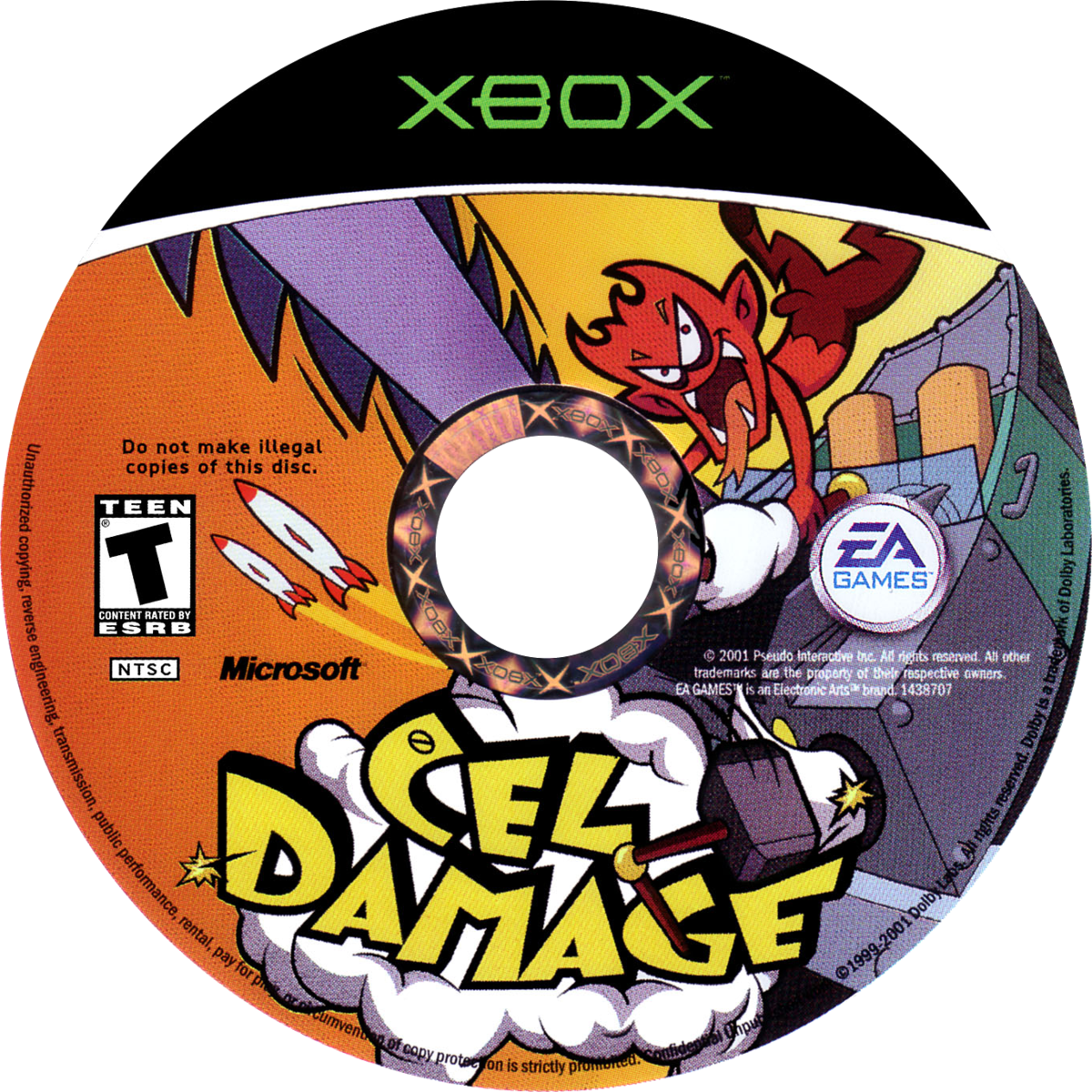 File:Cel Damage Xbox disc.png — StrategyWiki | Strategy guide and game ...