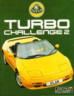 Box artwork for Lotus Turbo Challenge 2.