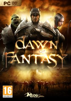 Box artwork for Dawn of Fantasy.