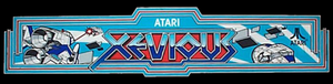 Xevious arcade marquee