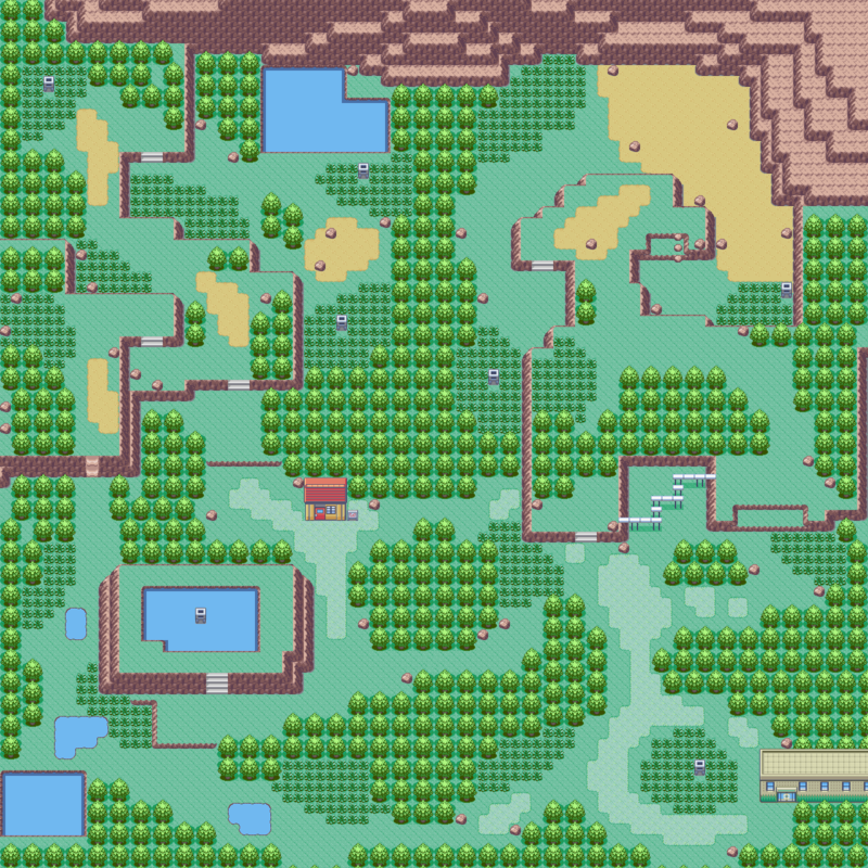 pokemon bdsp safari zone map