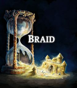 Box artwork for Braid.