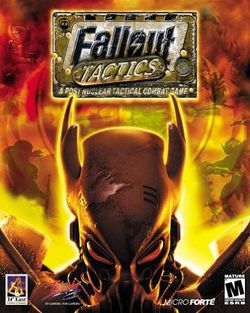 Box artwork for Fallout Tactics: Brotherhood of Steel.