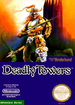 Box artwork for Deadly Towers / Mashou.