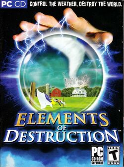 Box artwork for Elements of Destruction.
