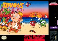 Box artwork for Spanky's Quest.