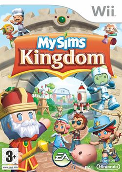 Box artwork for MySims: Kingdom.