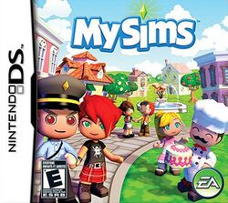 Box artwork for MySims.