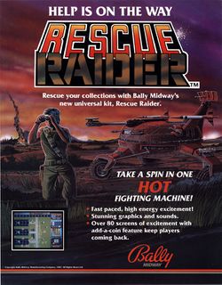 Box artwork for Rescue Raider.