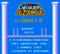 French title screen