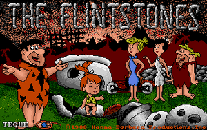 The Flintstones (1988) title screen (Commodore Amiga).png