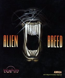 Box artwork for Alien Breed.