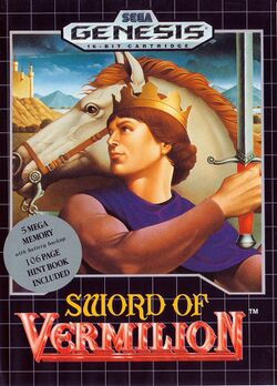 Box artwork for Sword of Vermilion.