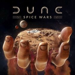 Box artwork for Dune: Spice Wars.
